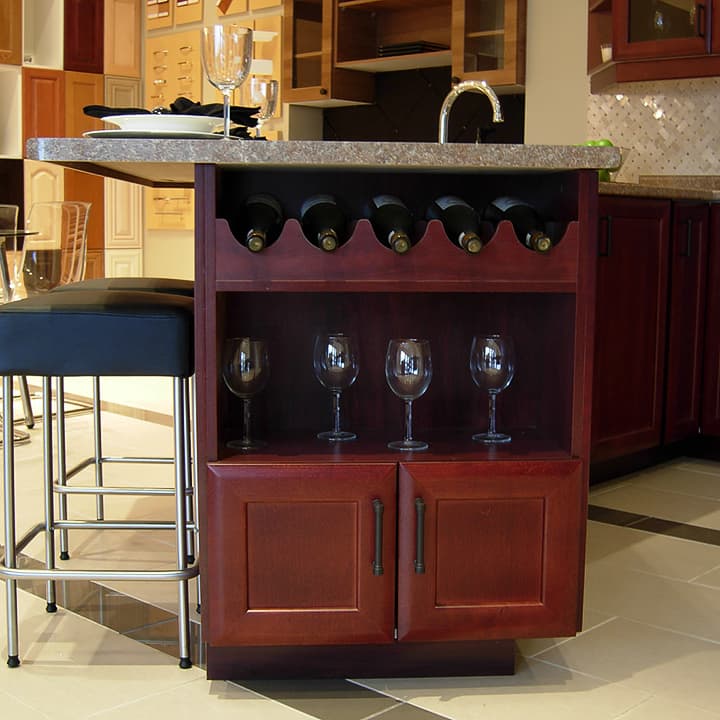 wine rack scallop